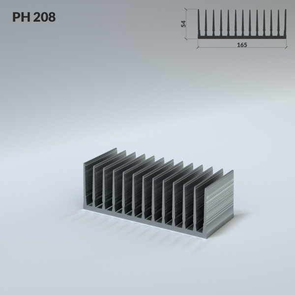 Heat sink PH 208
