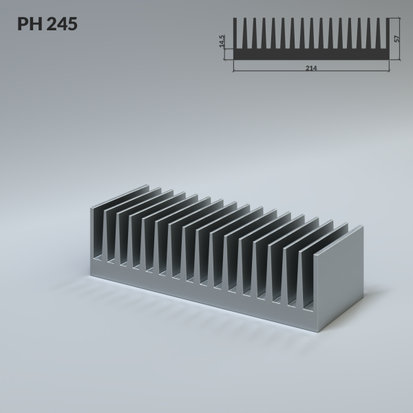Heat sink PH 245