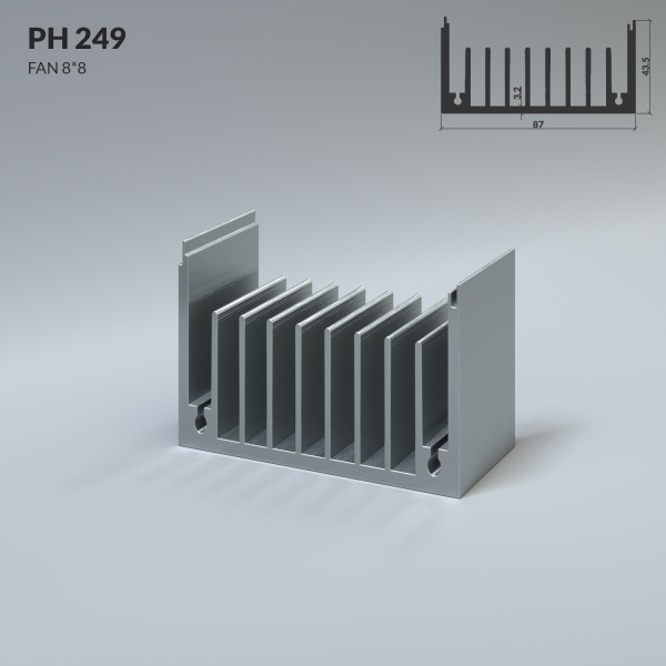 Heat sink PH 249