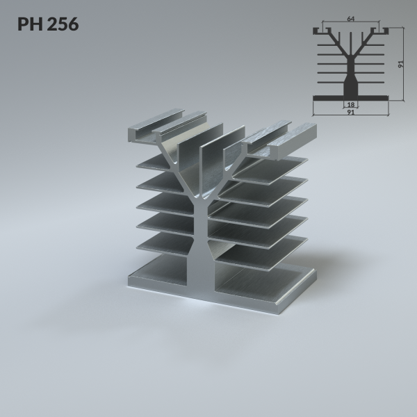 Heat sink PH 256