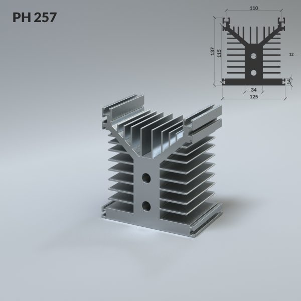 Heat sink PH 257
